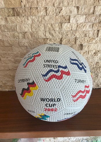 2002 Dünya Kupası Temalı Renkli Futbol Topu - Görsel 5