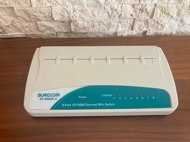 Surecom 8 Port Ethernet Switch
