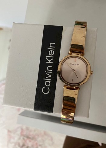 Calvin Klein Calvin Klein Parlak Bej Kadın Kol Saati