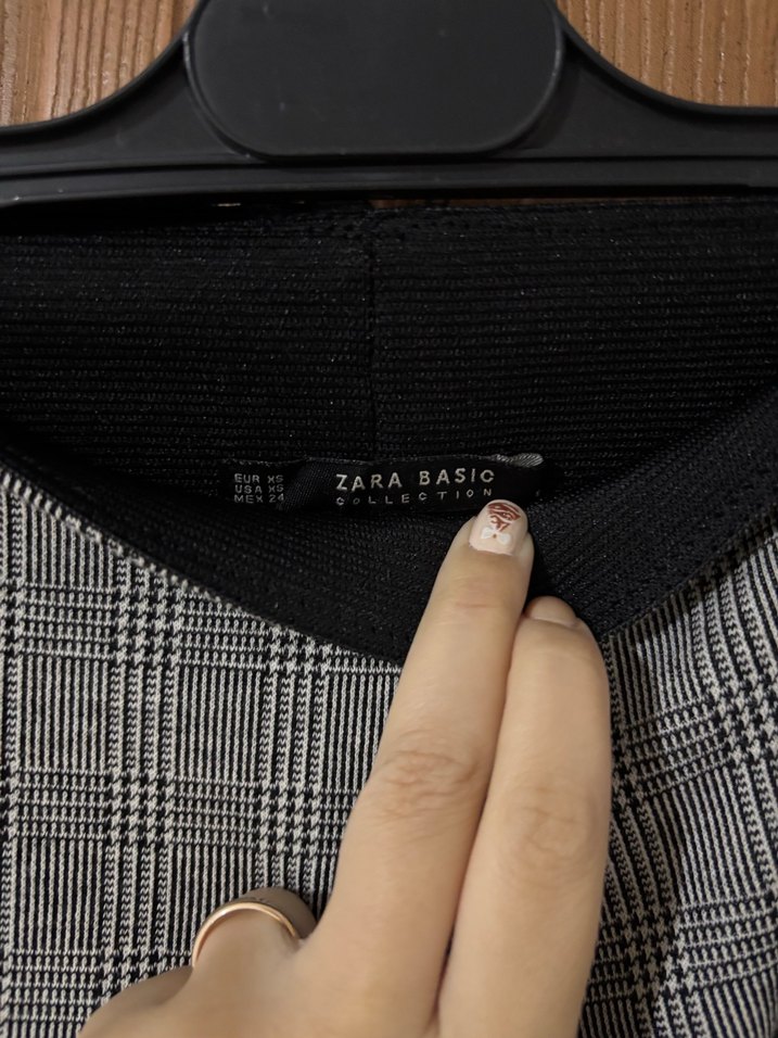 Kadın Kareli Tayt - Görsel 2