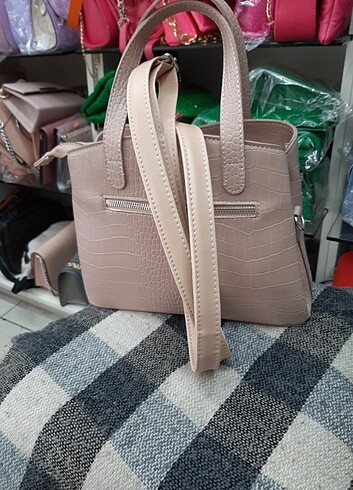 Gül kurusu çanta  - Görsel 6