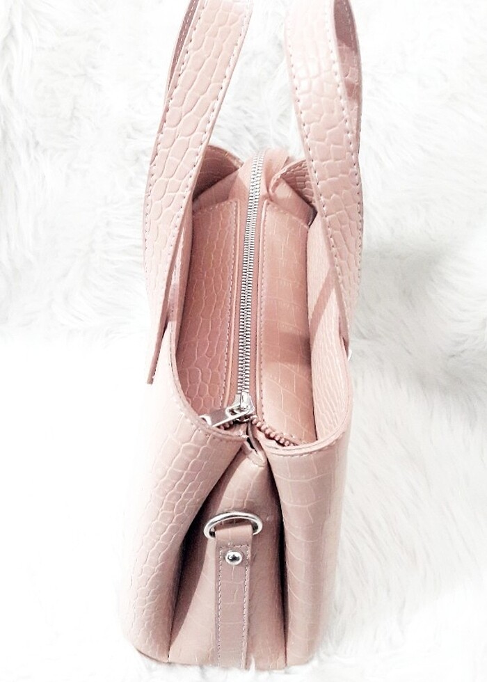 Gül kurusu çanta  - Görsel 4