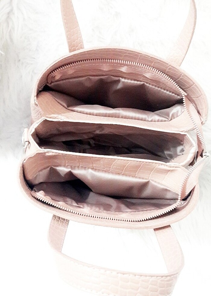 Gül kurusu çanta  - Görsel 5