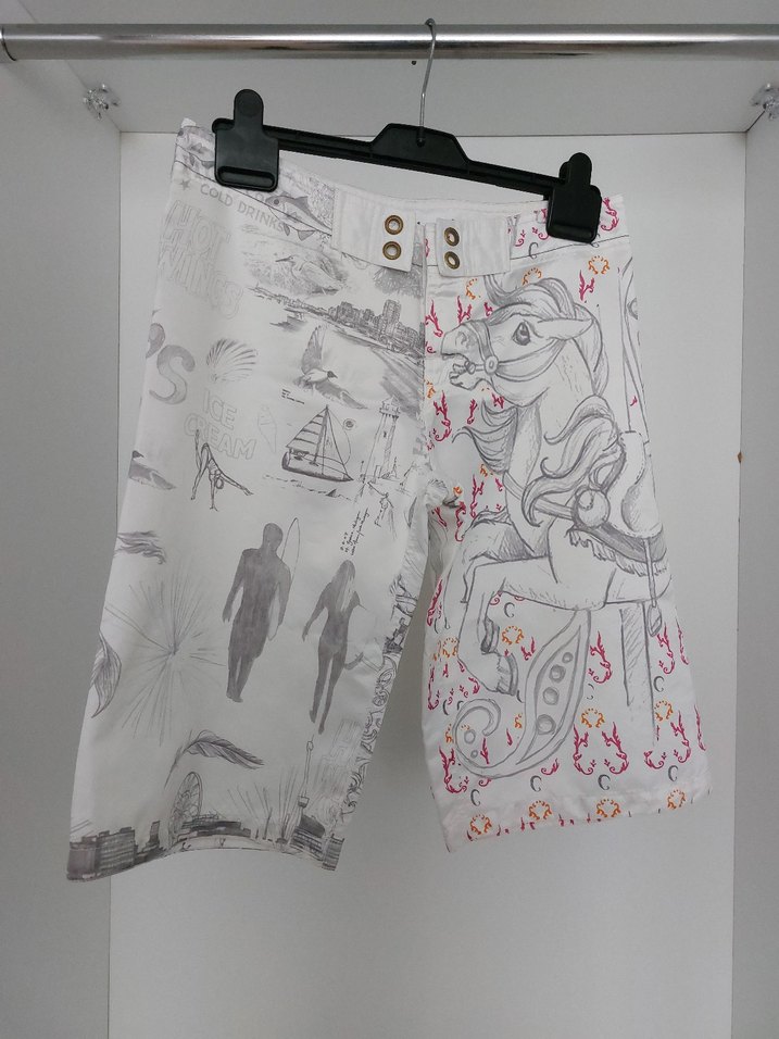 Desenli deniz Şortu - Görsel 2