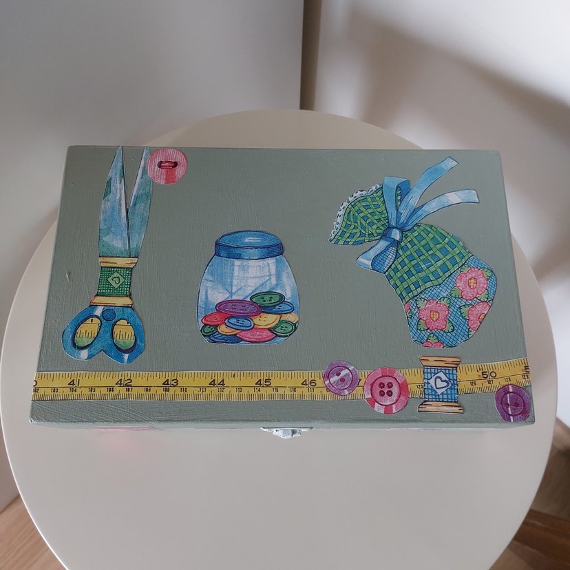 el yapımı ahşap kutu - Görsel 2