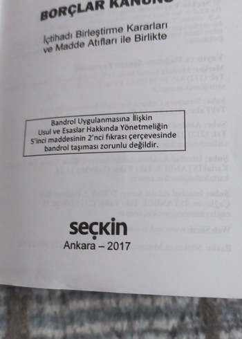 Beden Medeni Kanun Borçlar Kanunu 23. Baskı