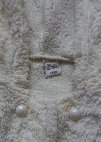 Kız Bebek Beyaz Kapüşonlu Kürklü Tulumu - Görsel 3