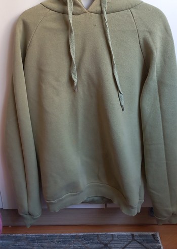 Diğer haki Kapüşonlu Rahat Kesim Sweatshirt
