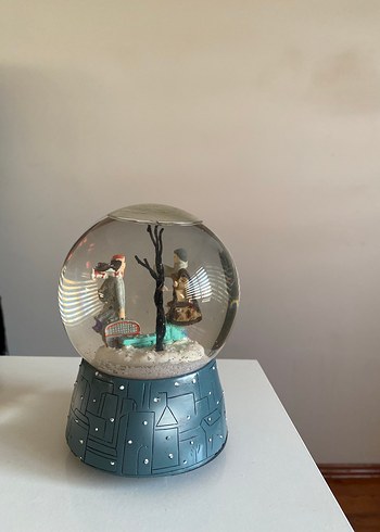 Renkli Mavi Kar Küresi Biblosu - Görsel 2