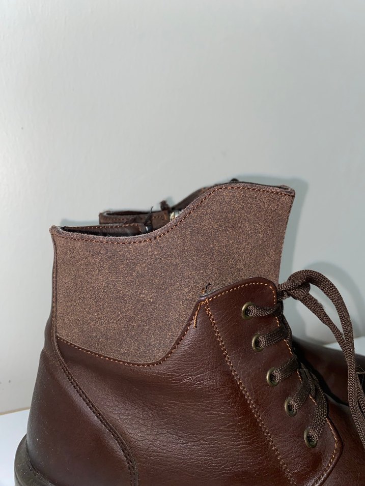 Kahverengi Deri kadın Bot - Görsel 3