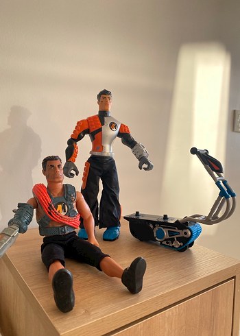 Action man figürler ve scooter - Görsel 2