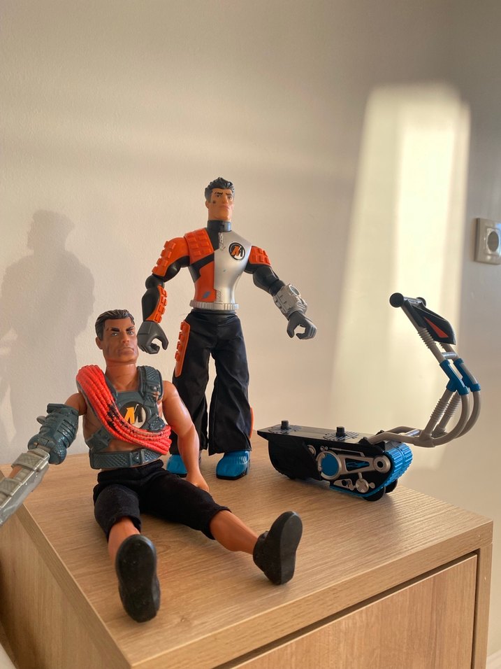 Action man figürler ve scooter - Görsel 2