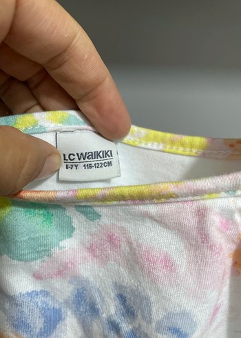 LC Waikiki Kız Çocuk Çok Renkli Desenli Elbise