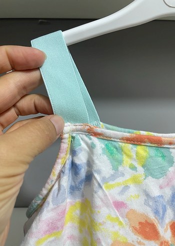 6 Yaş Beden çeşitli Renk Kız Çocuk Çok Renkli Desenli Elbise