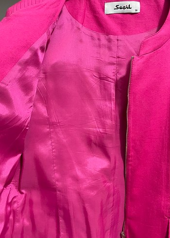 Seçil fuşya ceket - Görsel 6