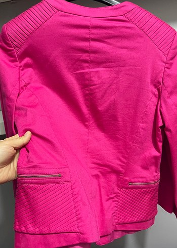 Seçil fuşya ceket - Görsel 5