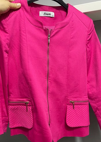 Seçil fuşya ceket - Görsel 2