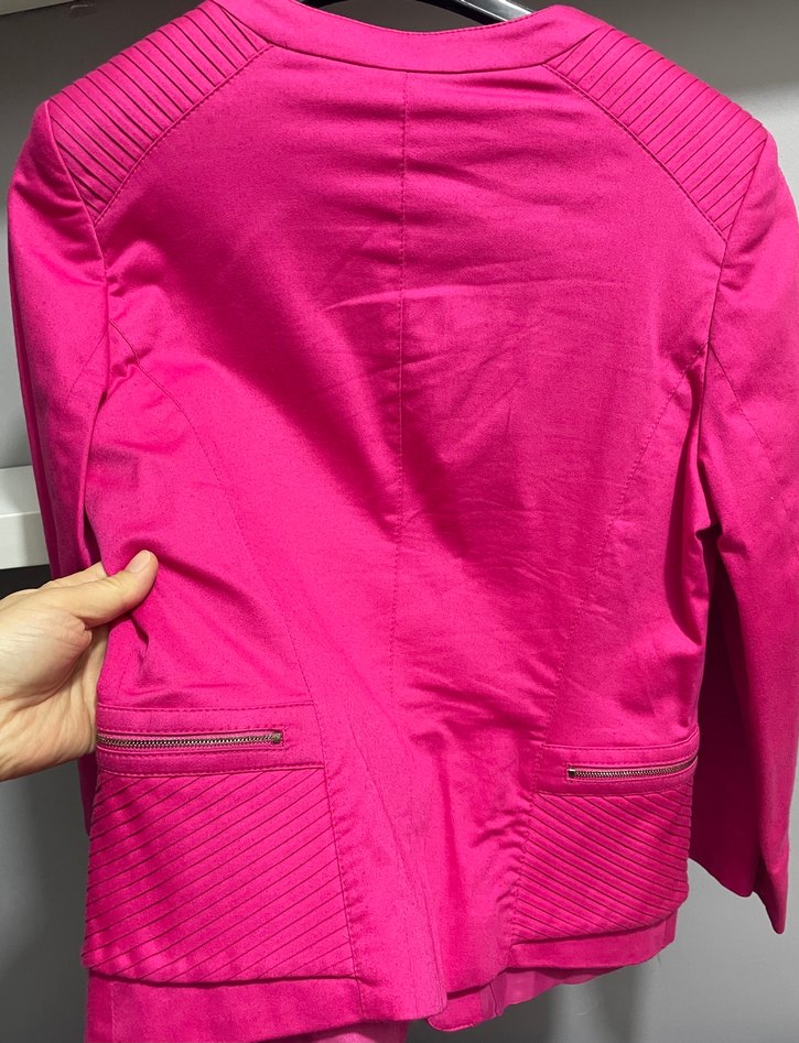 Seçil fuşya ceket - Görsel 5