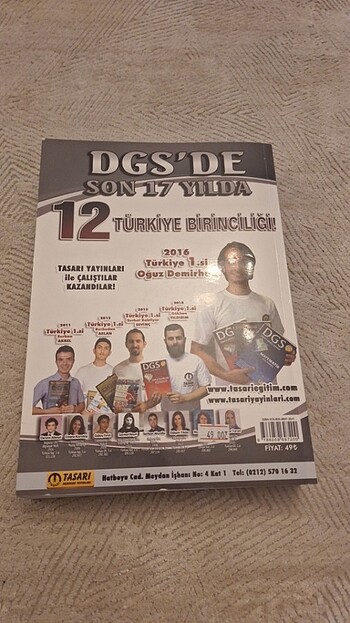  Dgs sınav kitabı