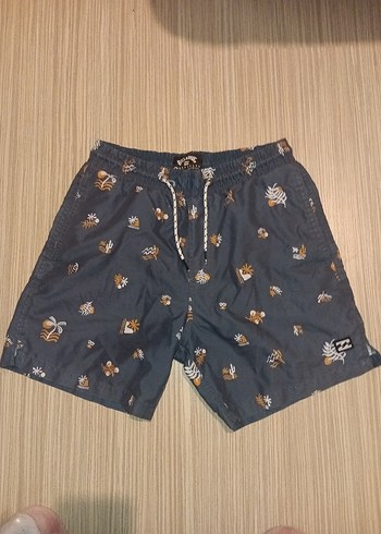 Düğmeli Batik Desenli Erkek Mini Şort - Görsel 2