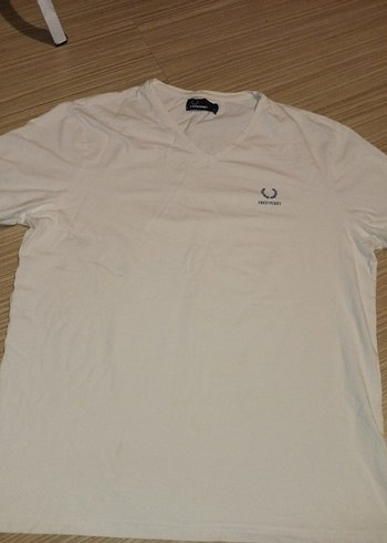 Fred Perry Beyaz Nakışlı Erkek Tişört - Görsel 4