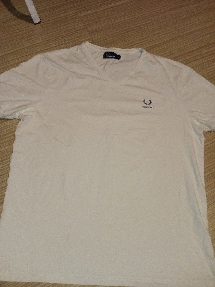 Fred Perry Beyaz Nakışlı Erkek Tişört - Görsel 4