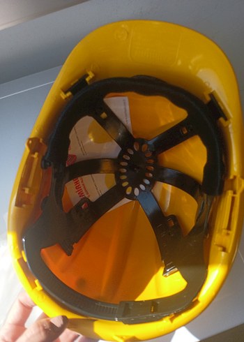 Sarı Plastik Baret - Görsel 4