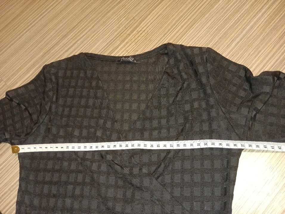 V yaka bluz - Görsel 4