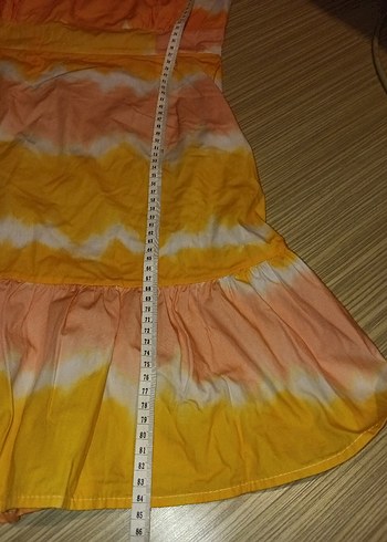 LCW Bağlama Desenli Midi Elbise - Görsel 5