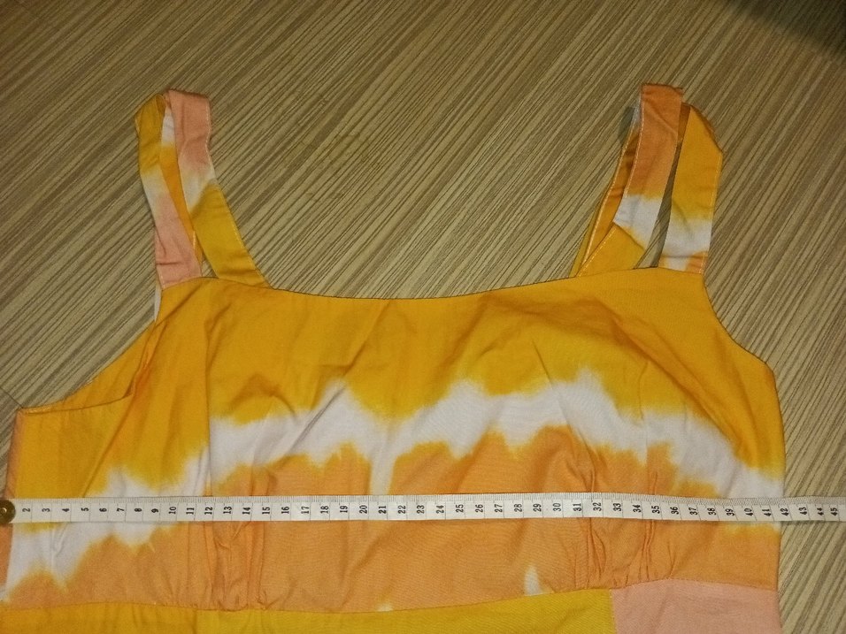 LCW Bağlama Desenli Midi Elbise - Görsel 4