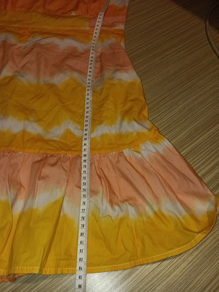 LCW Bağlama Desenli Midi Elbise - Görsel 5