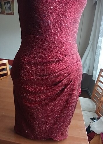 s Beden bordo Renk Koton elbise