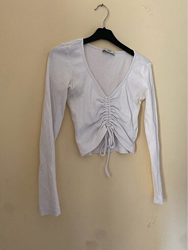 Trendyol & Milla Büzgülü crop bluz