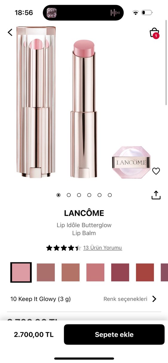 lancome idole butterglow - Görsel 2