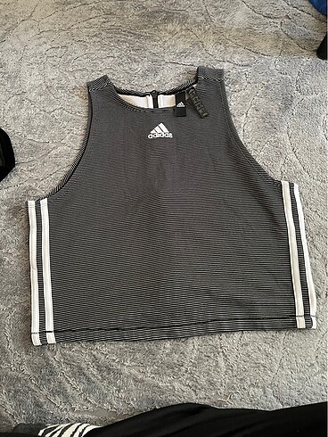 Adidas Çizgili Bluz