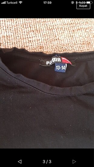 13-14 Yaş Beden Puma üst