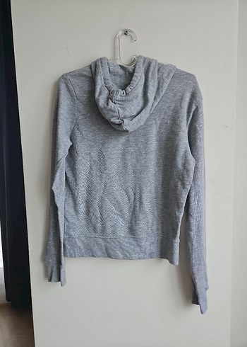 s Beden Gri Kapüşonlu Kadın Sweatshirt