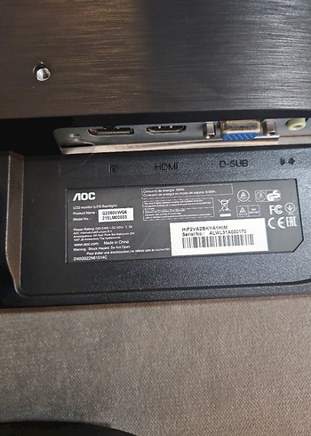 Asus Kırmızı AOC Monitör