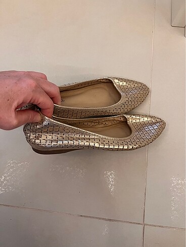 39 Beden altın Renk kriste bell hand made babet