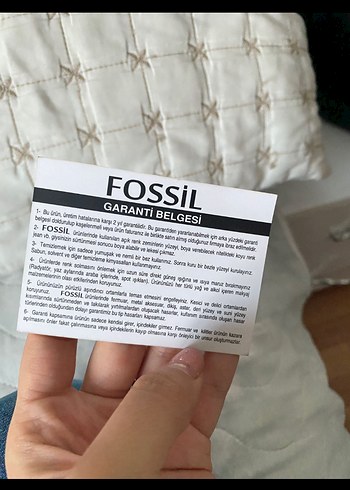Etiketli Boyner fossil çanta - Görsel 3