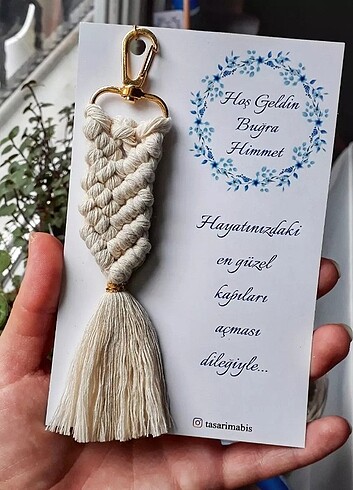 Beden Makrome Hediyelik Anahtarlık