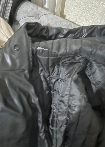 Siyah Deri Kadın Ceket - Görsel 4