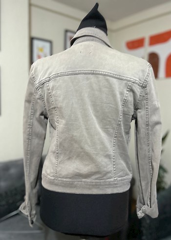 Kadın Düğmeli Denim Ceket - Görsel 3