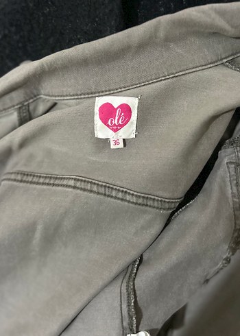 Kadın Düğmeli Denim Ceket - Görsel 4