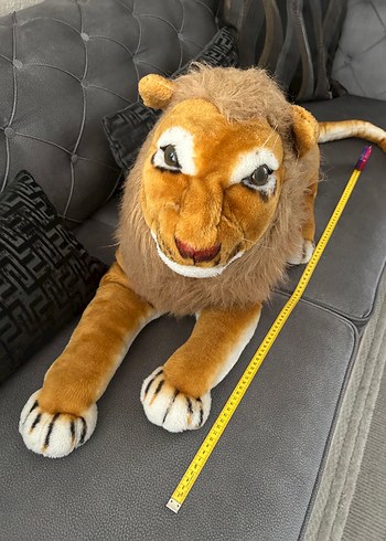 Kahverengi Peluş Aslan Oyuncak - Görsel 4