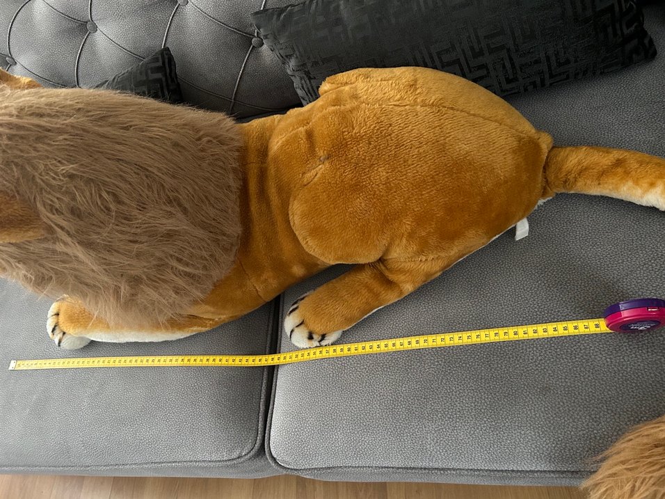 Kahverengi Peluş Aslan Oyuncak - Görsel 2