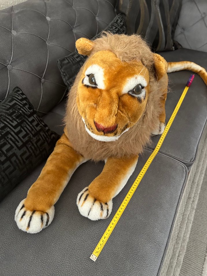 Kahverengi Peluş Aslan Oyuncak - Görsel 4