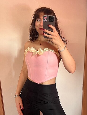 Pink Corset Top