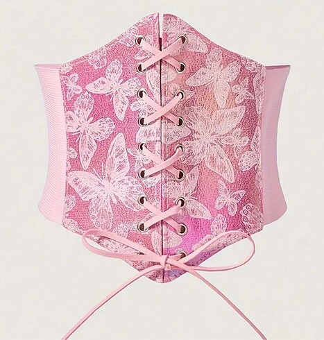 Pink corset top