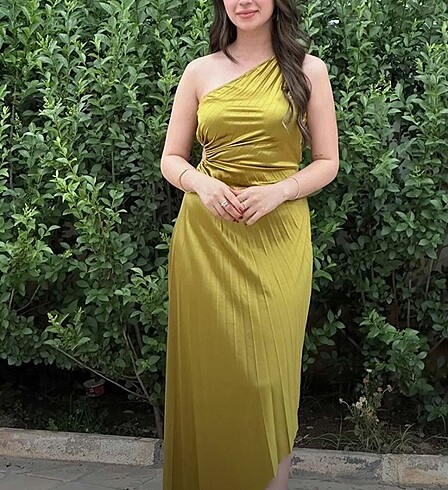 Açık yeşil elbise